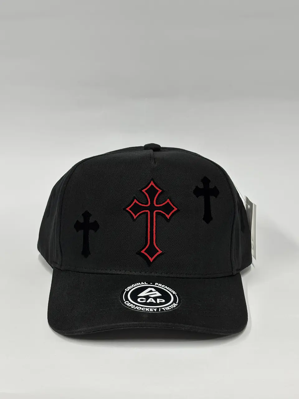 Gorra de lona 5p - Negro / Cruz de noche  1