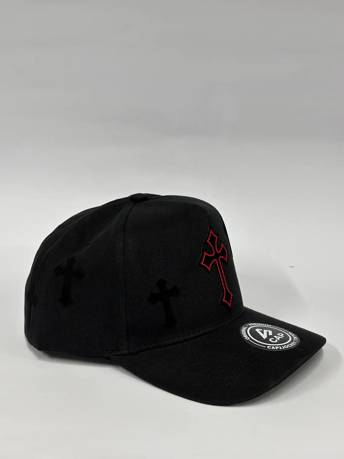 Gorra de lona 5p - Negro / Cruz de noche  2
