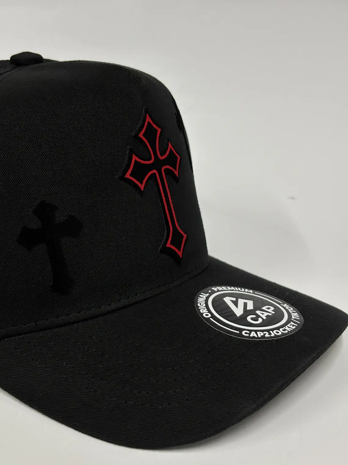 Gorra de lona 5p - Negro / Cruz de noche  3