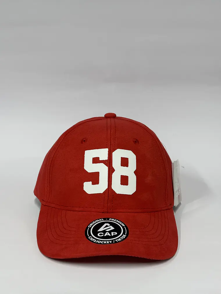 Gorra de lona 6p - Rojo / 58  1
