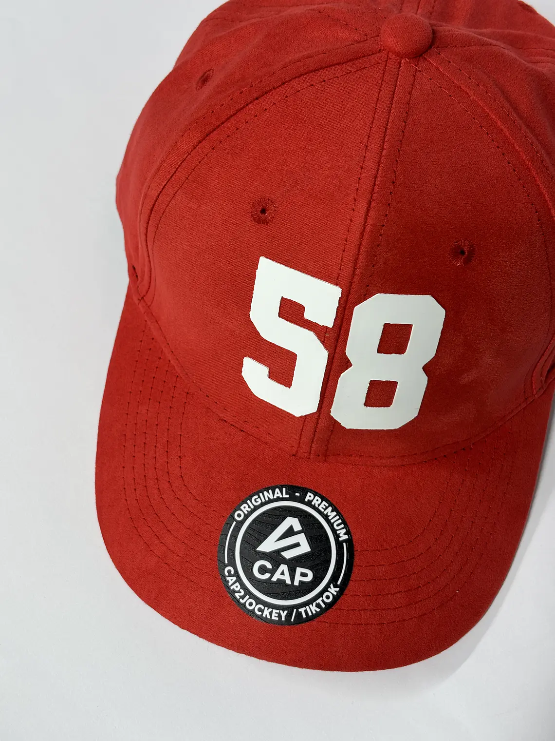 Gorra de lona 6p - Rojo / 58  4