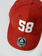 Gorra de lona 6p - Rojo / 58  - Miniatura 4