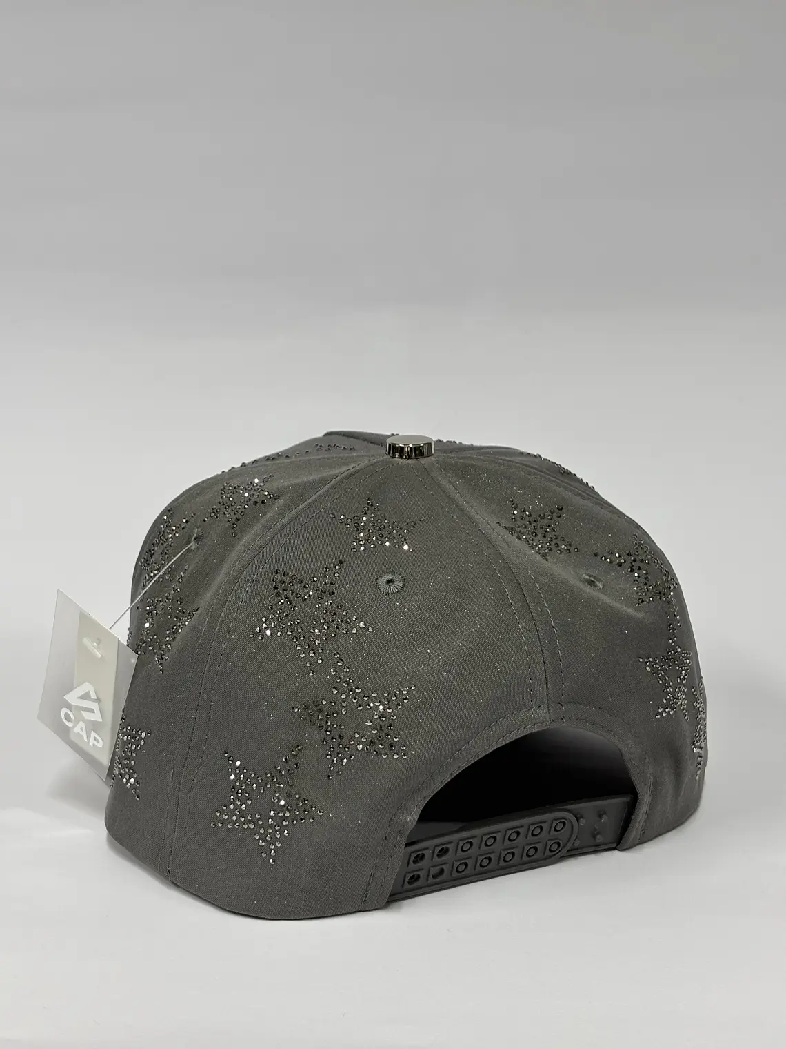 Gorra de lona 5p con cristales - Gris claro / Cross royal  3