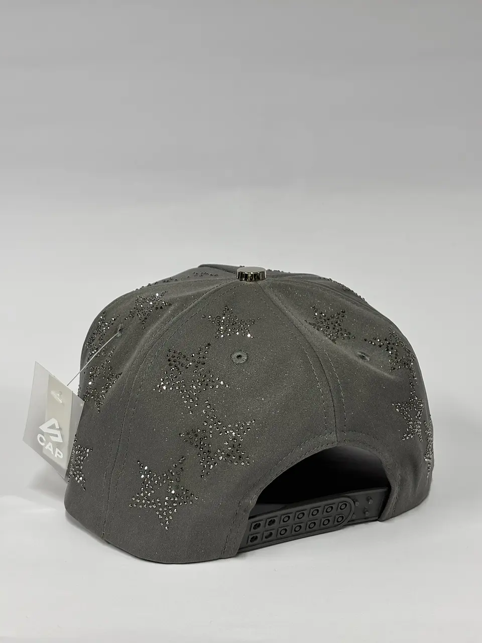 Gorra de lona 5p con cristales - Gris claro / Cross royal  3