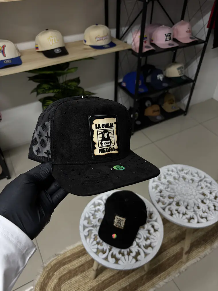 Jockey de malla 5p - Negro / Oveja negra 2.0  5