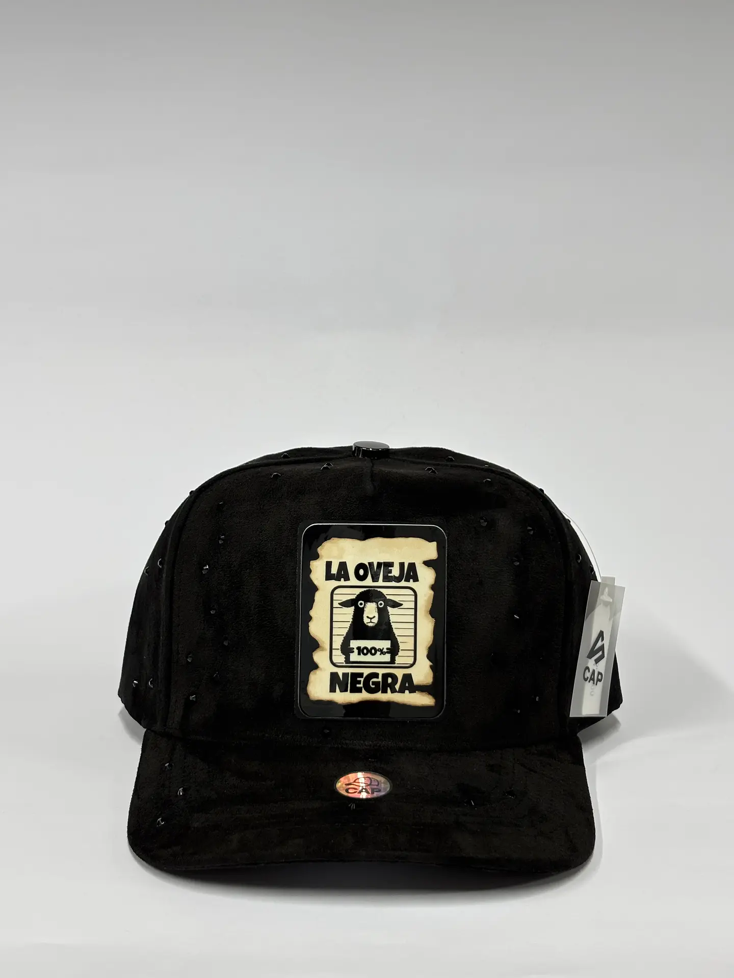 Gorra de gamuza 5p x cristales  - Negro / Oveja negro 2.0 1