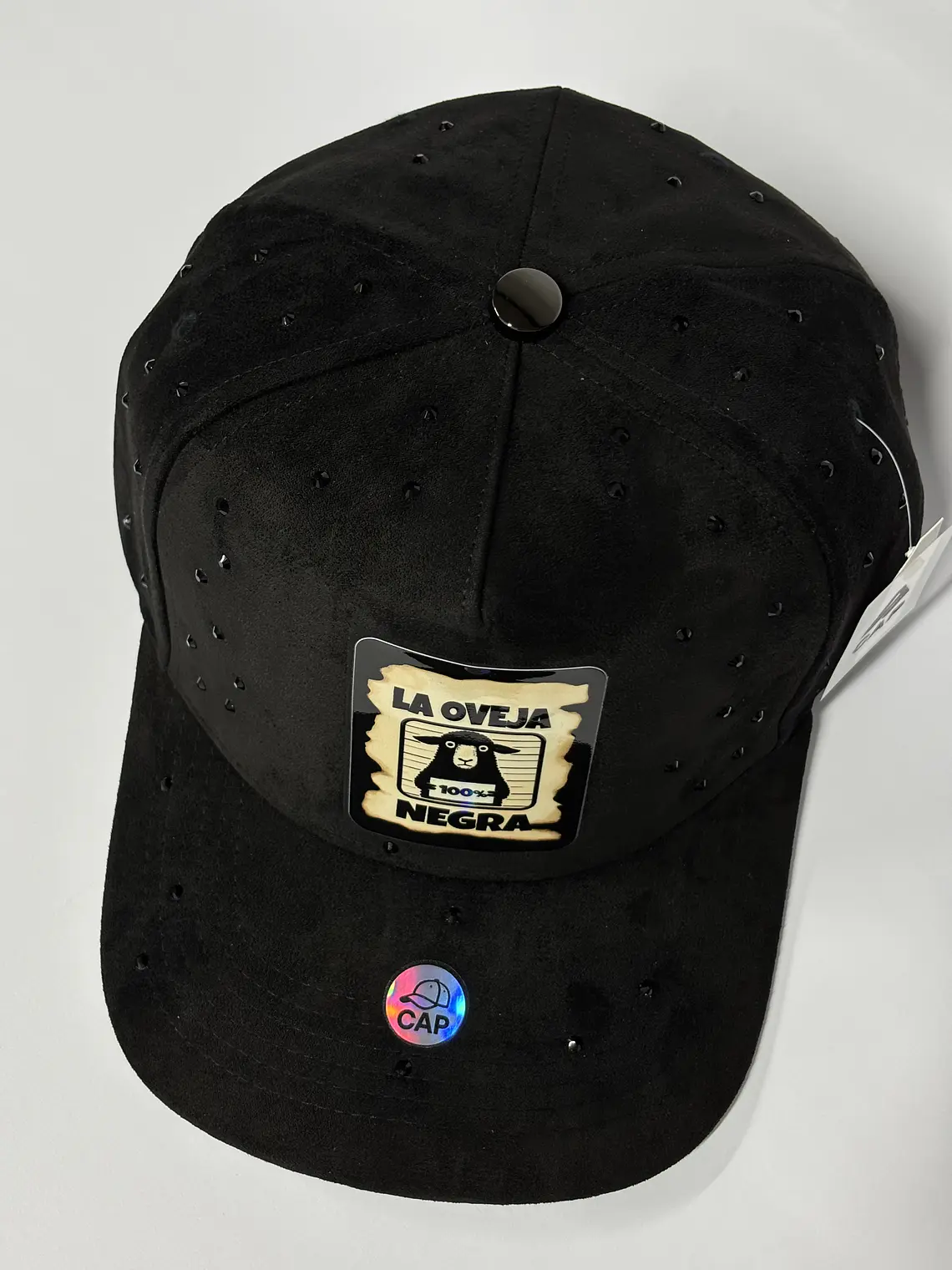 Gorra de gamuza 5p x cristales  - Negro / Oveja negro 2.0 3