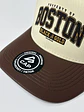 Gorra de lona 5p - bicolor beige x Marron / Boston  black Gold - Miniatura 4