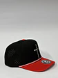 Gorra de lona 5p - Bicolor negro x rojo / Familia Dios  - Miniatura 2