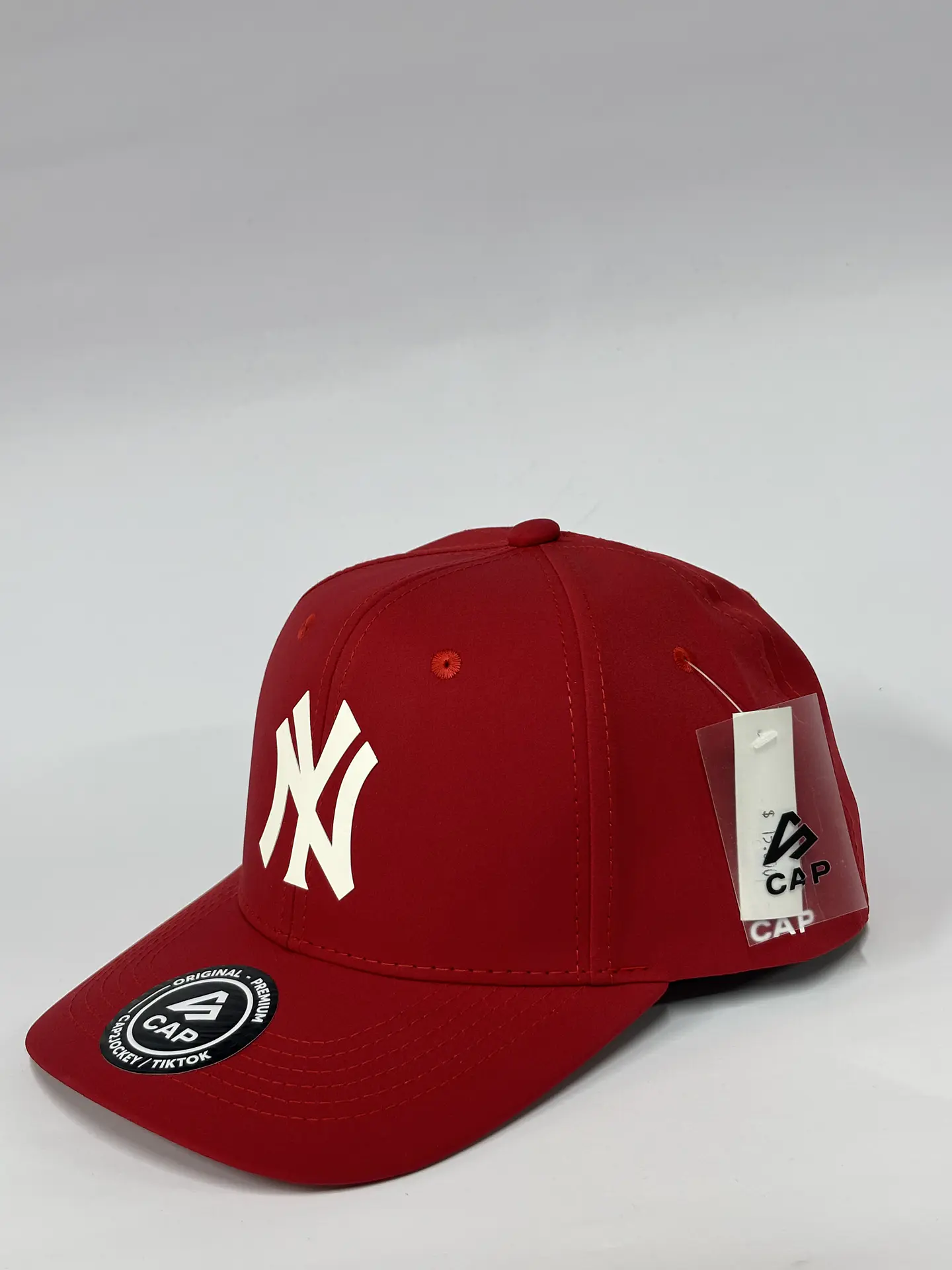 Gorra de lona 6p - Rojo / New york clasic  3