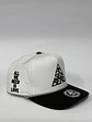 Gorra de lona 5p - Bicolor Blanco x negro - Canserbero clasic - Miniatura 2