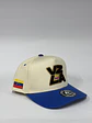 Gorra de lona 5p - Bicolor Beige x Azul - Vzla ia - Miniatura 2