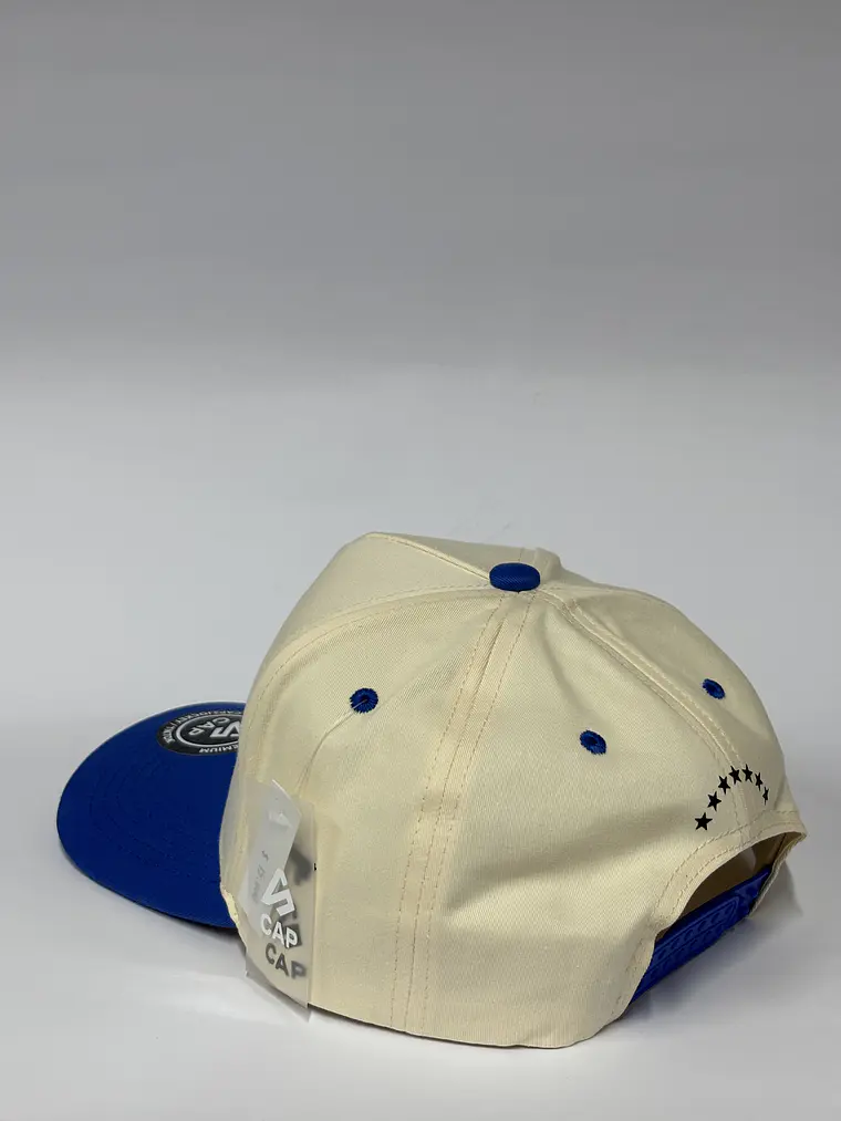 Gorra de lona 5p - Bicolor Beige x Azul - Vzla ia 3