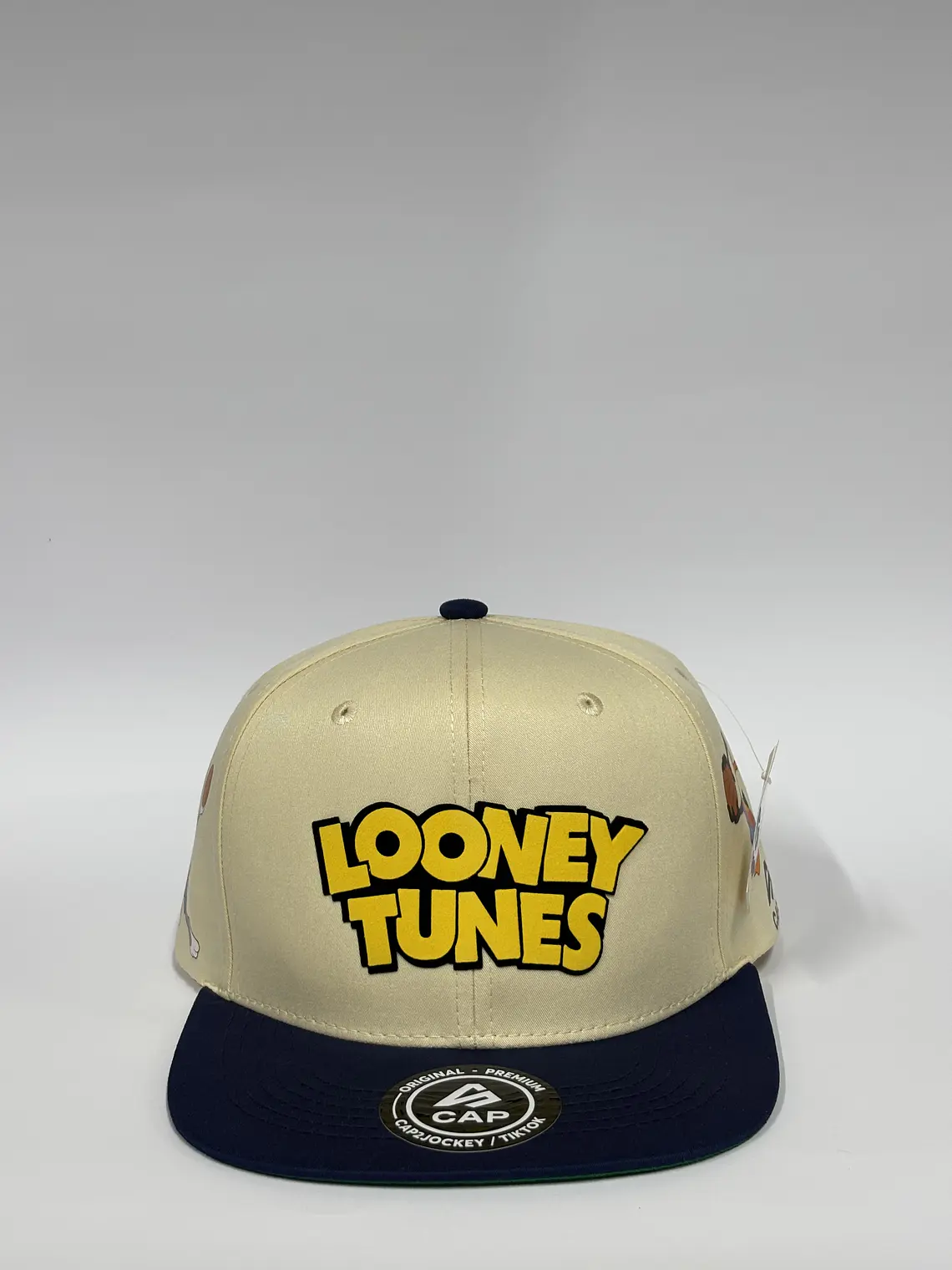 Gorra de lona 6p - Bicolor Beige x azul M / Looney tunes  1