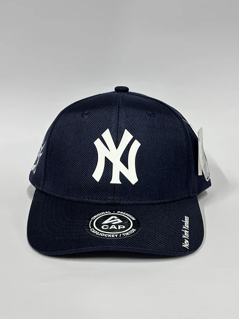 Gorra de lona 6p . Azul M jaspeado / New York yankees
