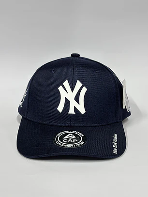 Gorra de lona 6p . Azul M jaspeado / New York yankees