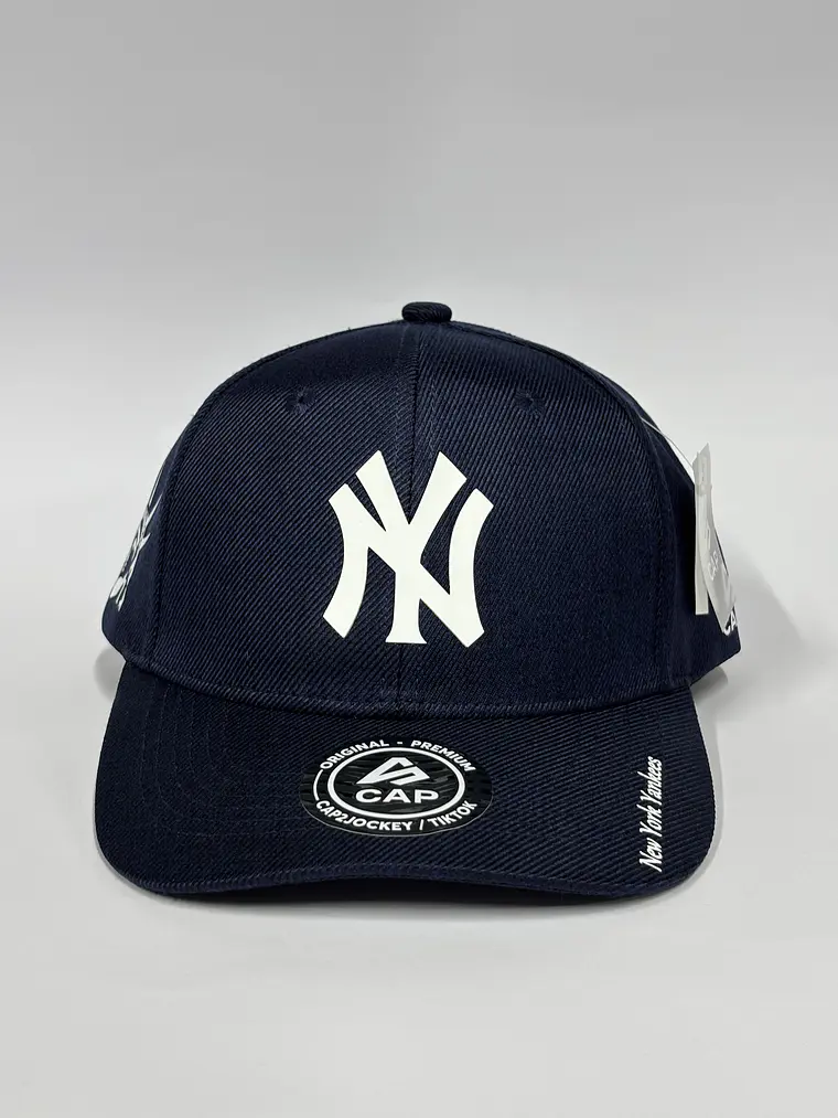 Gorra de lona 6p . Azul M jaspeado / New York yankees 1