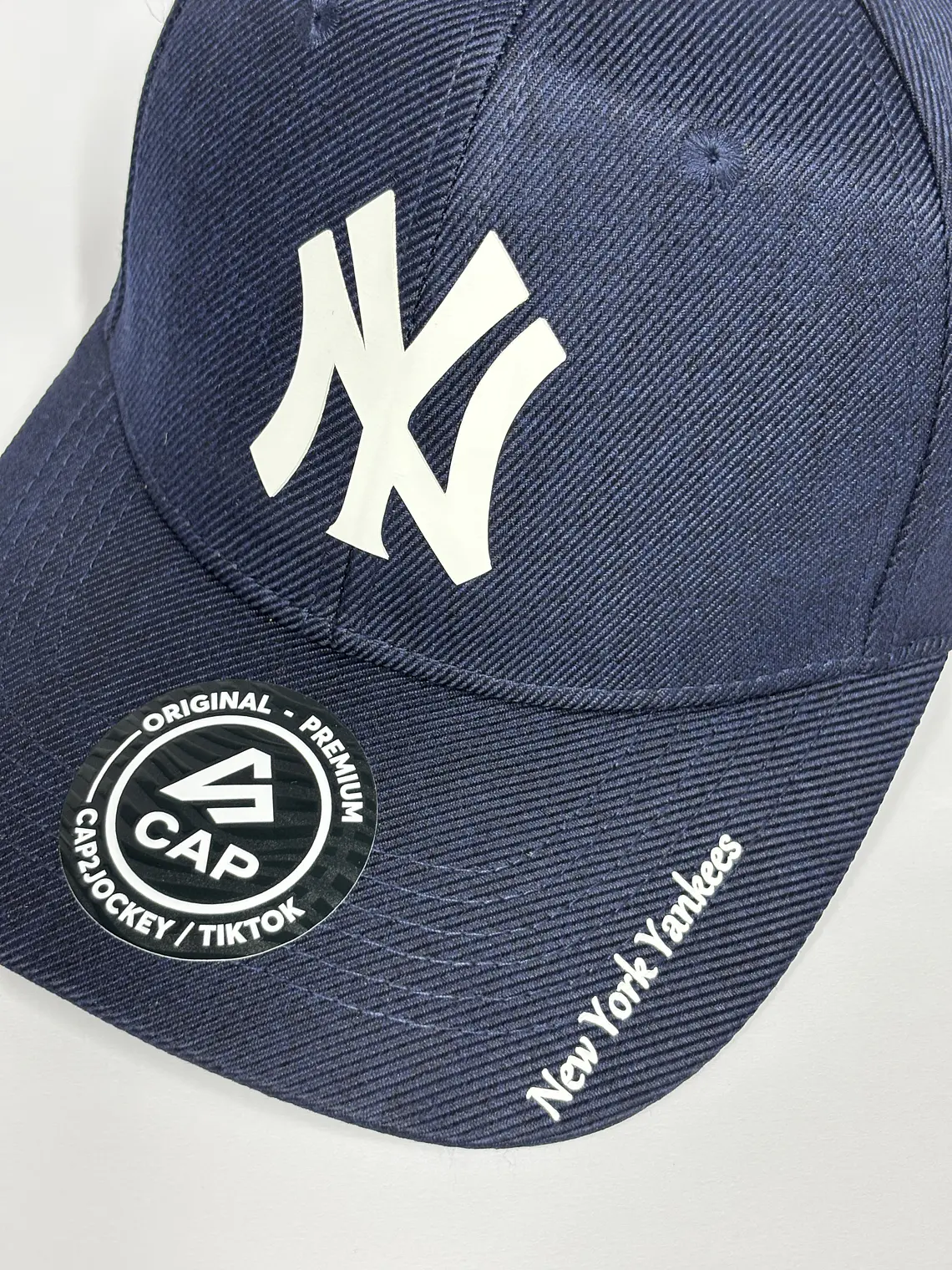 Gorra de lona 6p . Azul M jaspeado / New York yankees 2