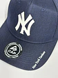 Gorra de lona 6p . Azul M jaspeado / New York yankees - Miniatura 2