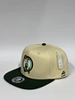 Gorra plana de lona 6p - Bitono Beige x Verde / Celtics Boston - Miniatura 3