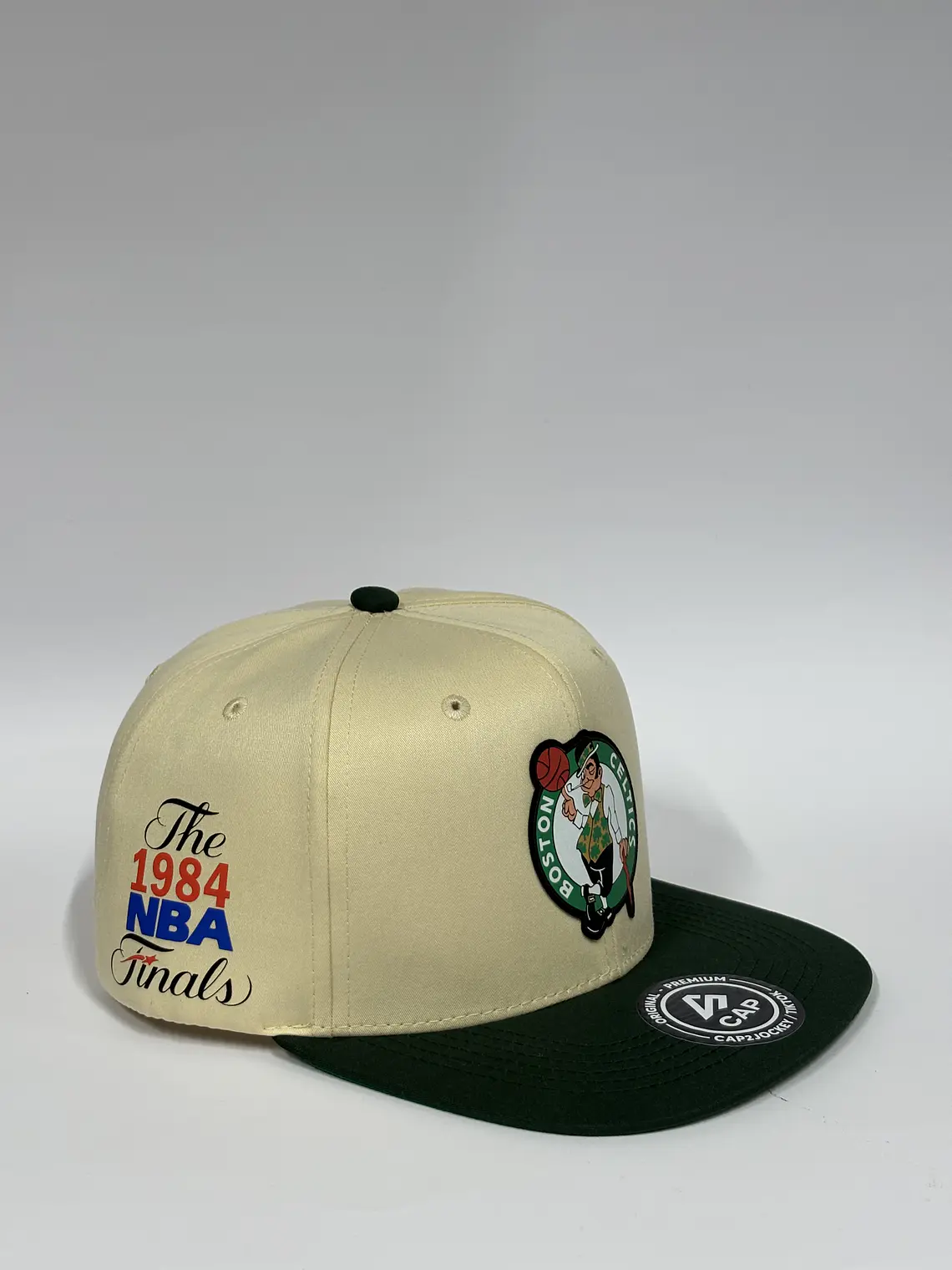Gorra plana de lona 6p - Bitono Beige x Verde / Celtics Boston 4