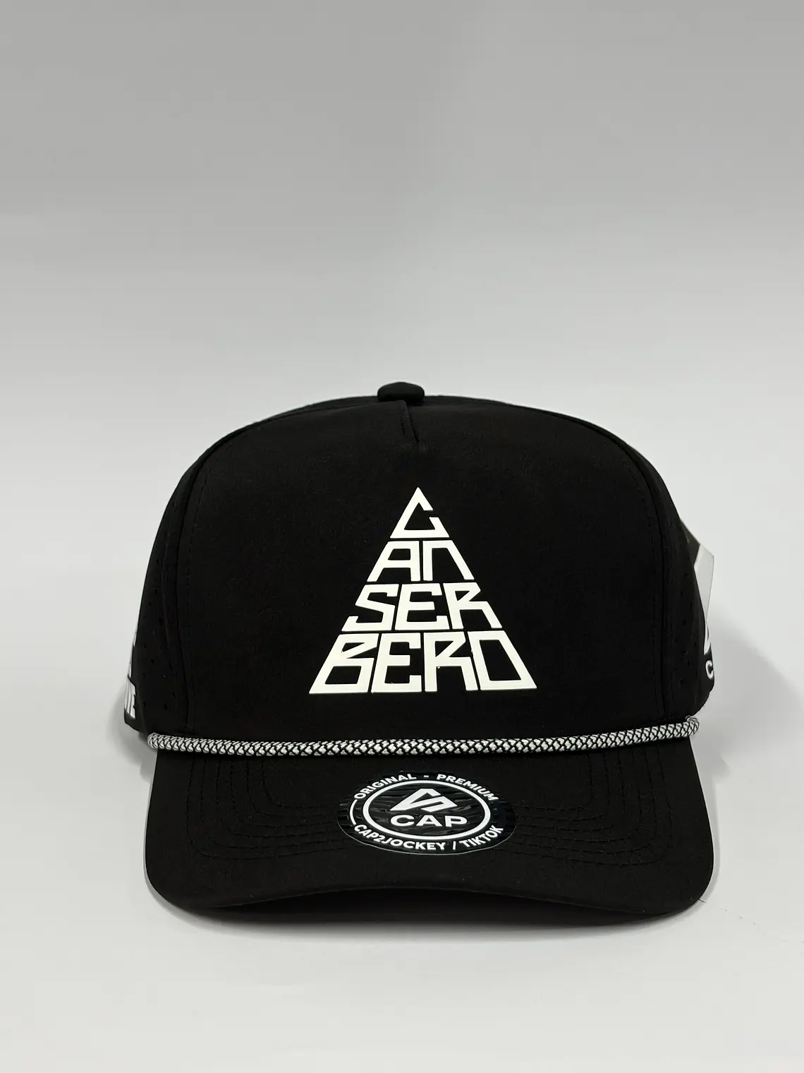 Gorra de lona 5p láser - Negro / Cansebero is love  1
