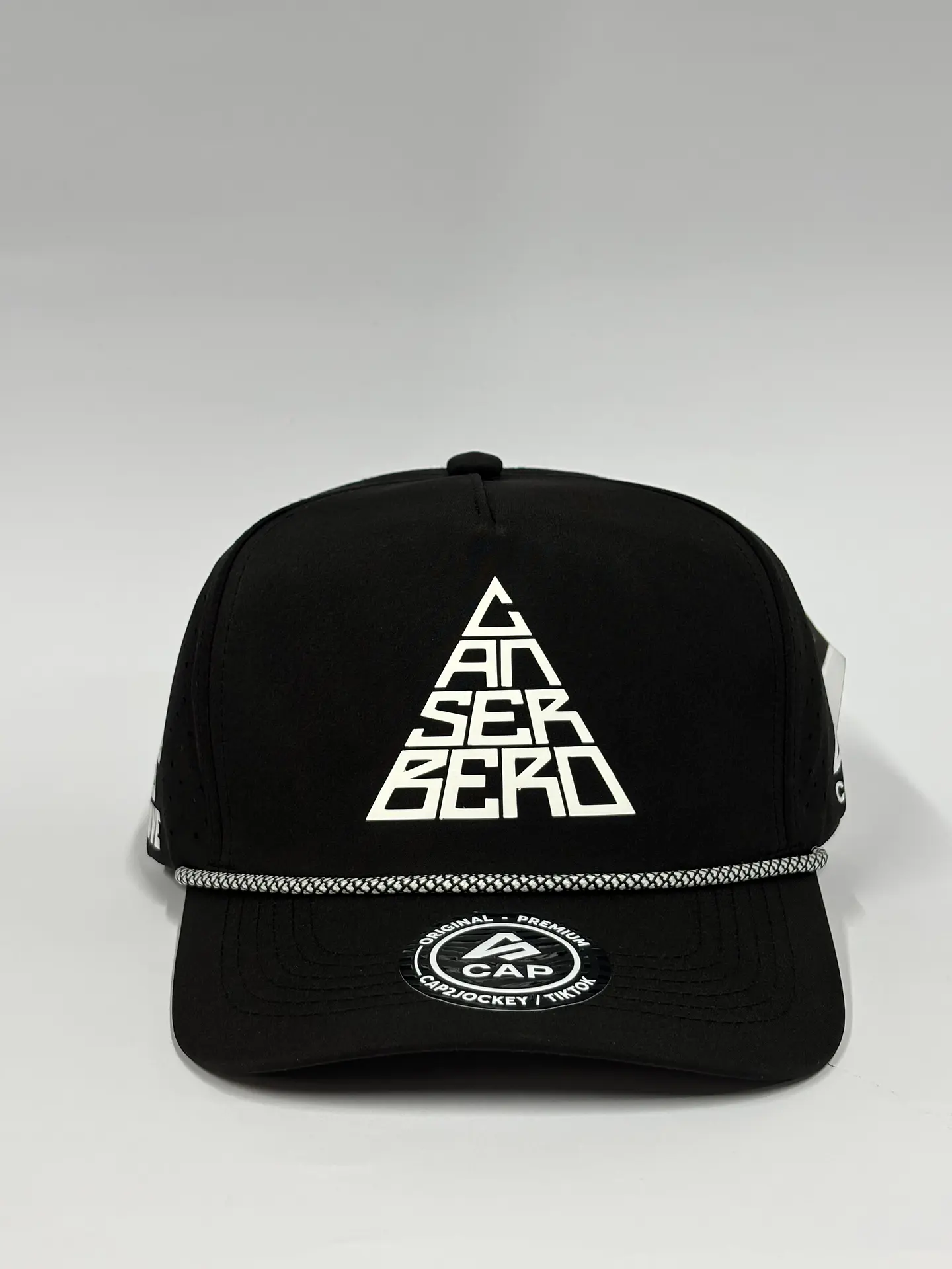 Gorra de lona 5p láser - Negro / Cansebero is love  1