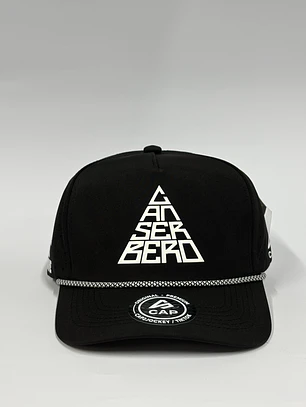 Gorra de lona 5p láser - Negro / Cansebero is love 