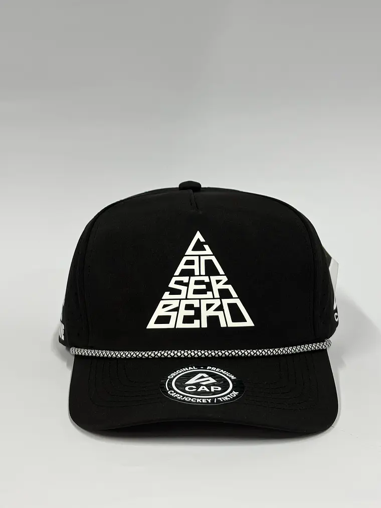 Gorra de lona 5p láser - Negro / Cansebero is love  1