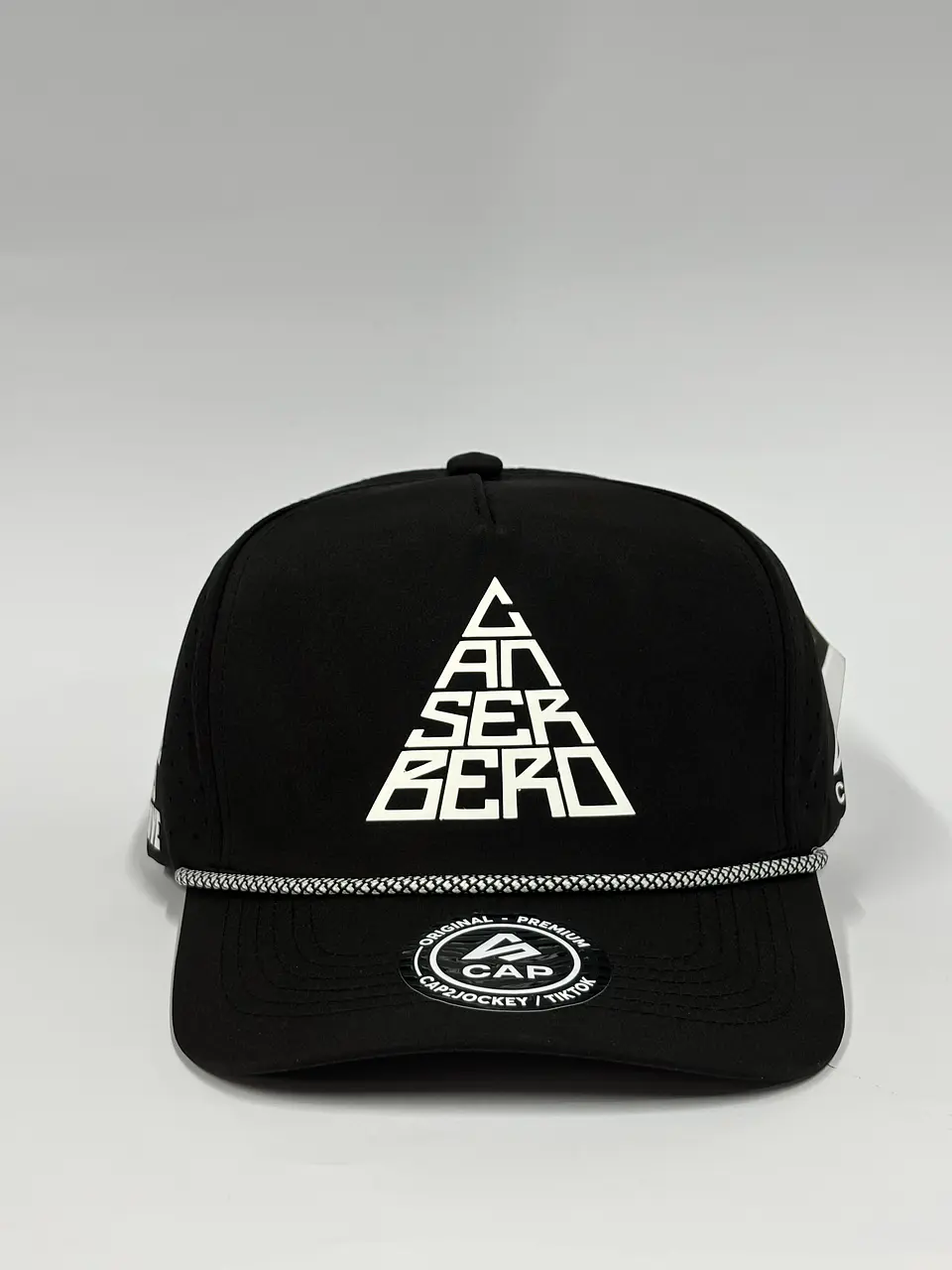 Gorra de lona 5p láser - Negro / Cansebero is love  1