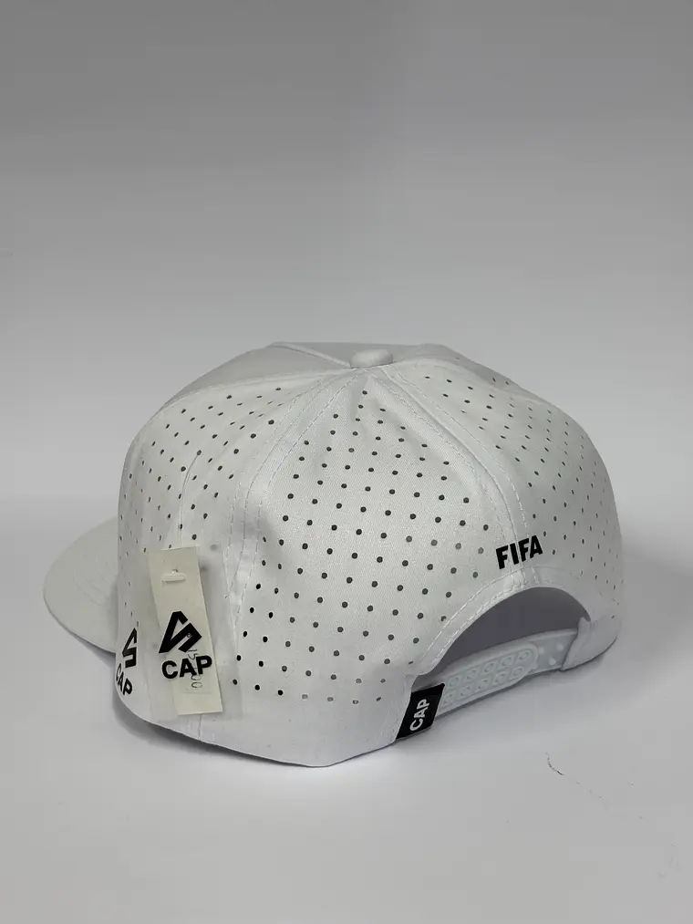 Gorra de lona 5p láser - Blanco / FIFA 2026  4