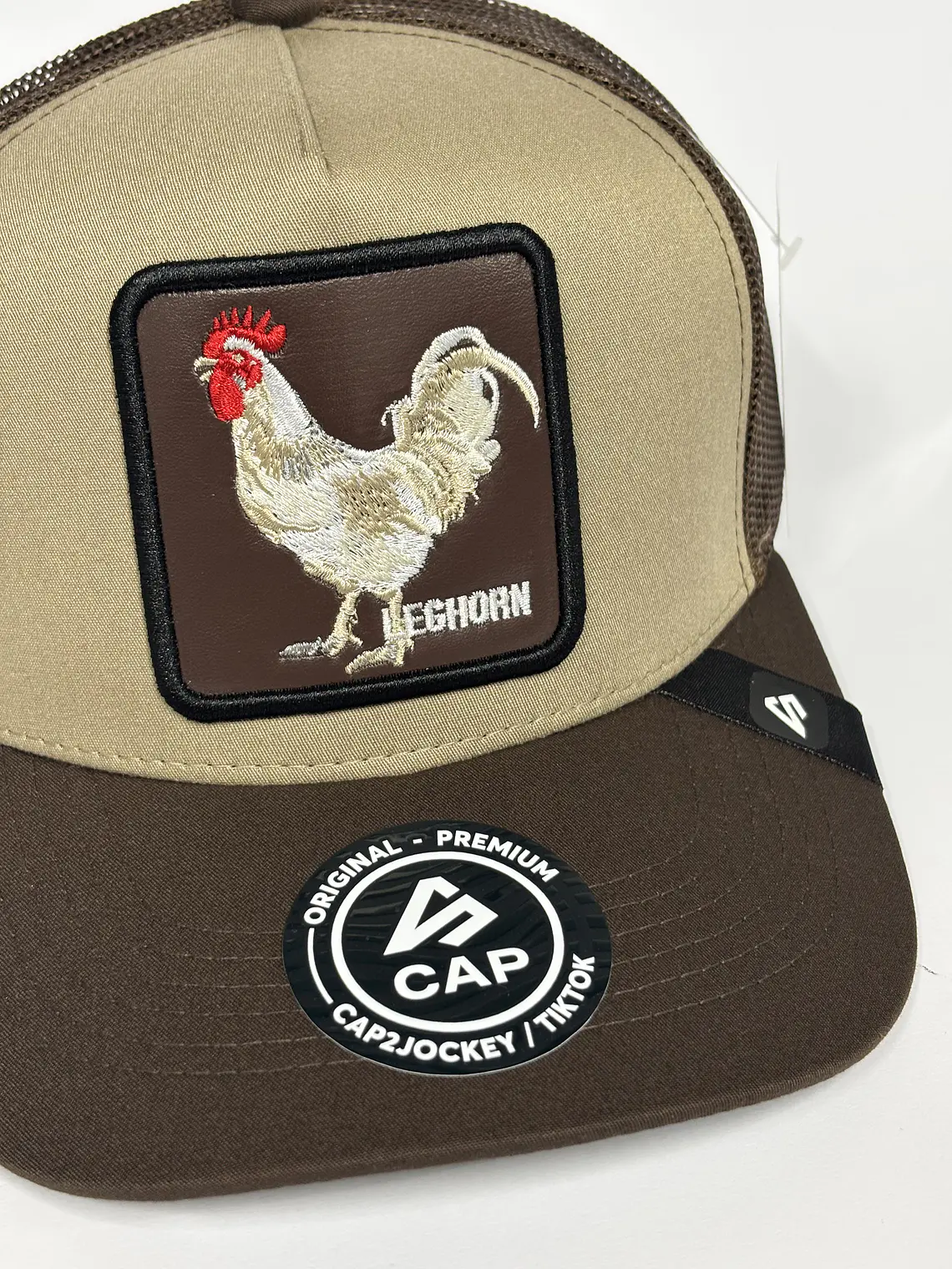 jockey de malla 5p - Bicolor Beige x marrón - Leghorn 2