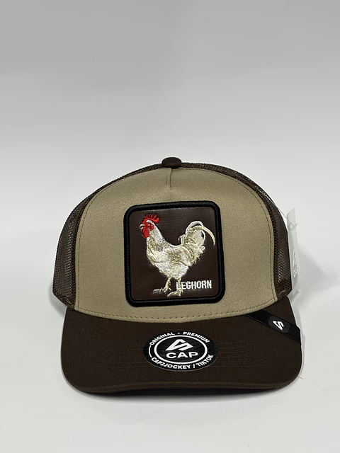jockey de malla 5p - Bicolor Beige x marrón - Leghorn