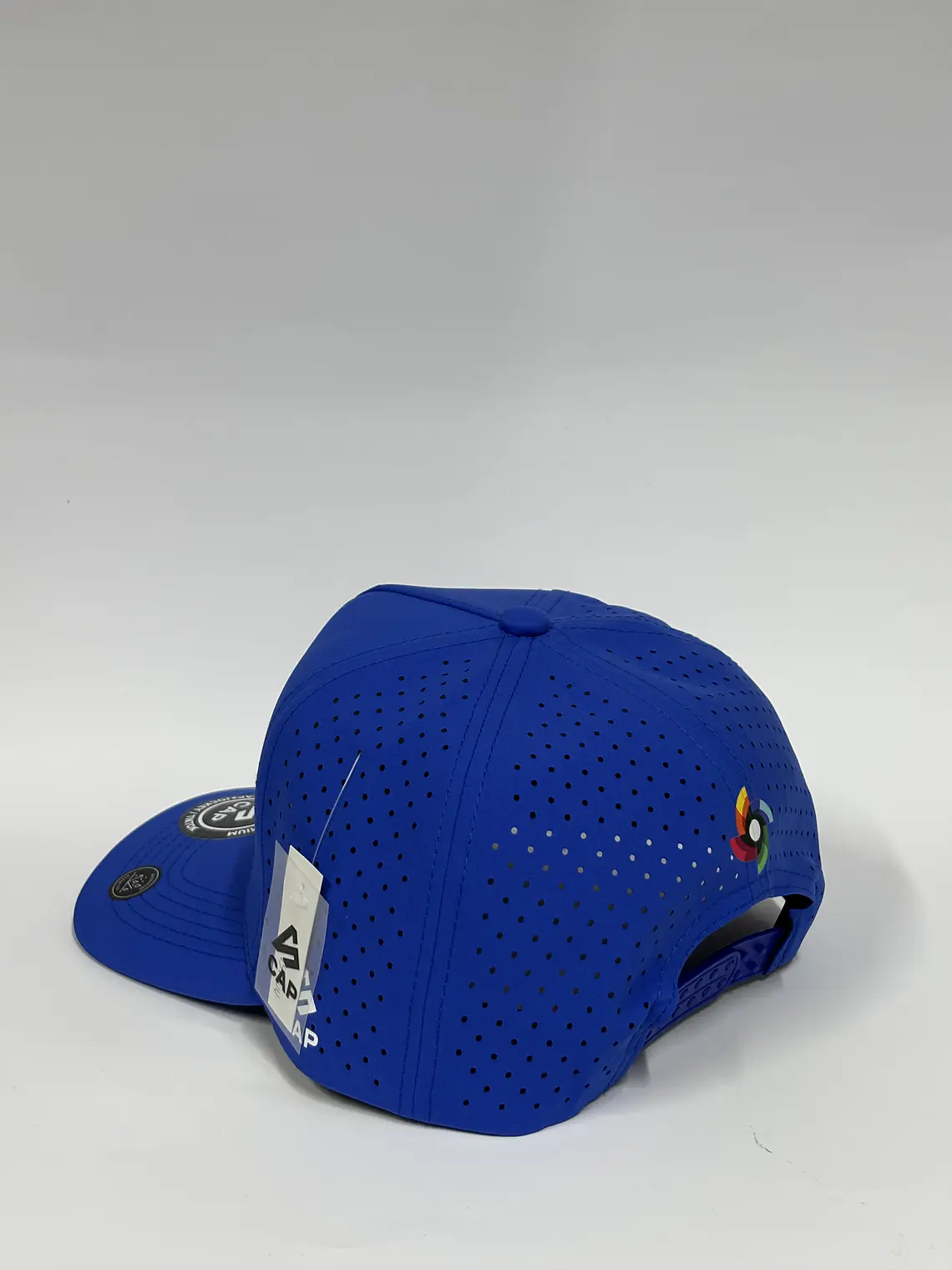 Gorra de lona 5p - Azul rey / V Venezuela oficial CMB  4