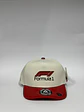 Gorra de lona 5p - Bicolor Blanco x rojo - F1  - Miniatura 1