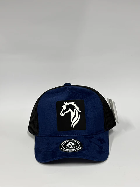 jockey de malla 5p - Bicolor Azul rey x Negro / Equido