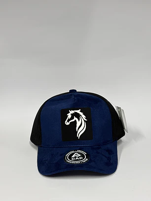 jockey de malla 5p - Bicolor Azul rey x Negro / Equido