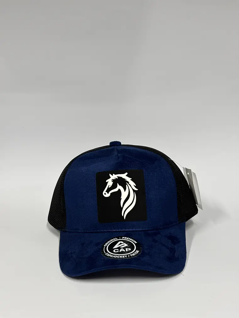jockey de malla 5p - Bicolor Azul rey x Negro / Equido 1
