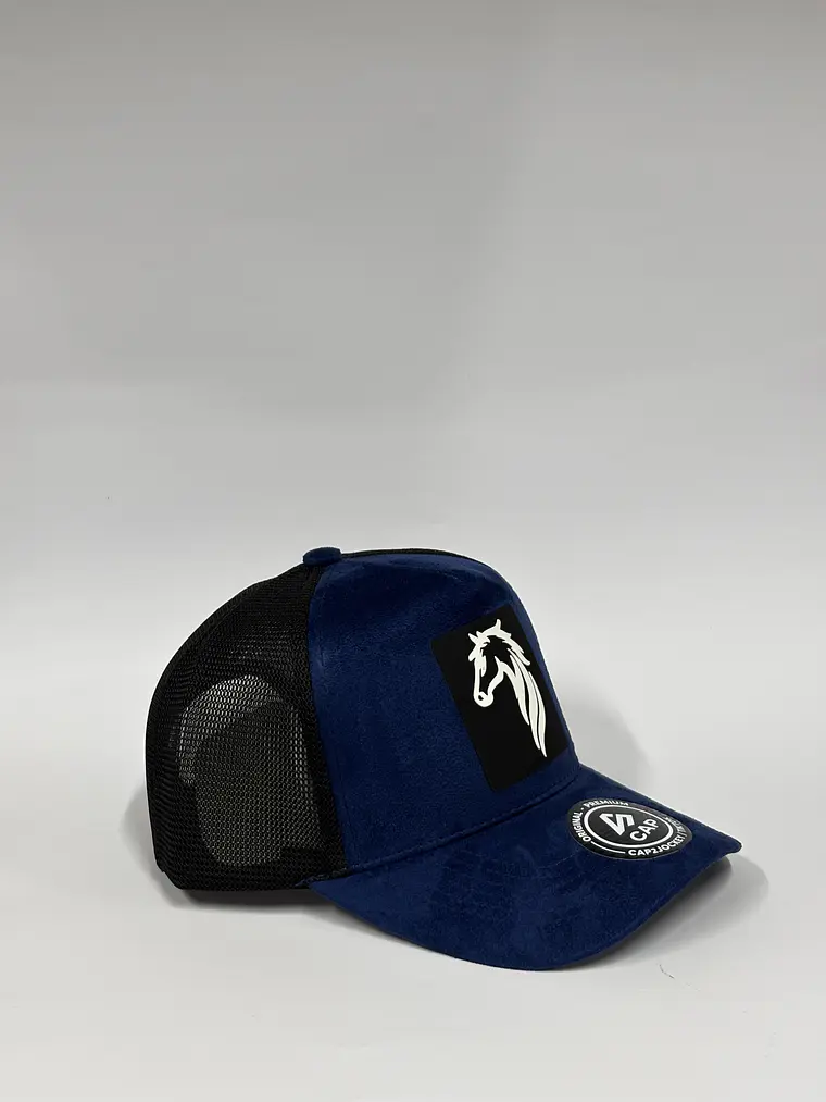 jockey de malla 5p - Bicolor Azul rey x Negro / Equido 2