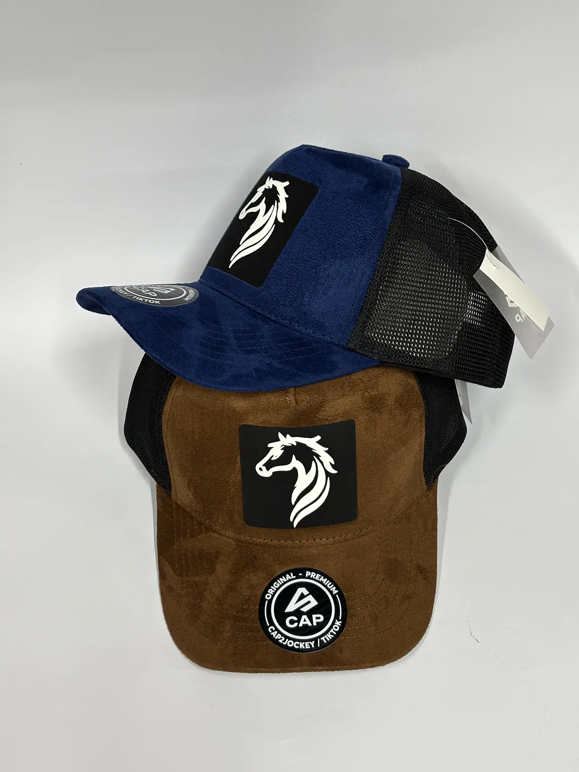 jockey de malla 5p - Bicolor kaki x negro / Equino 2.0 5