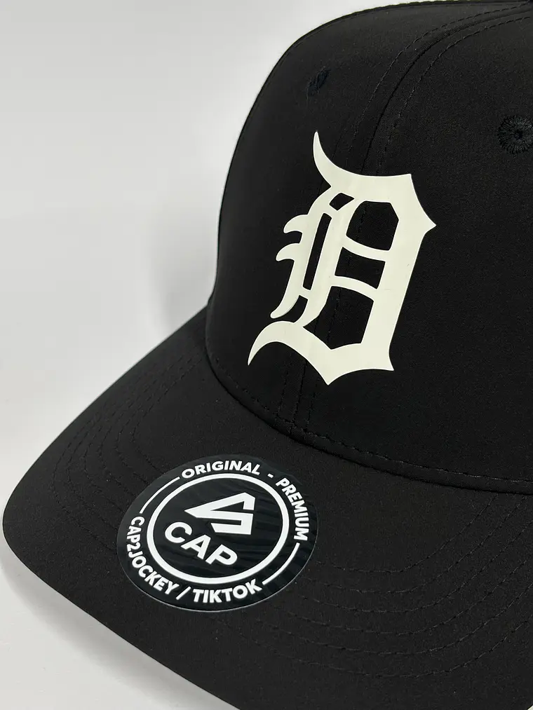 Gorra de lona 6p láser - Negro / D tigres 4