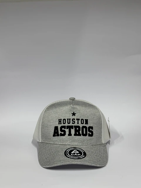 jockey de malla 5p / Gris jaspeado - Houston Astros 