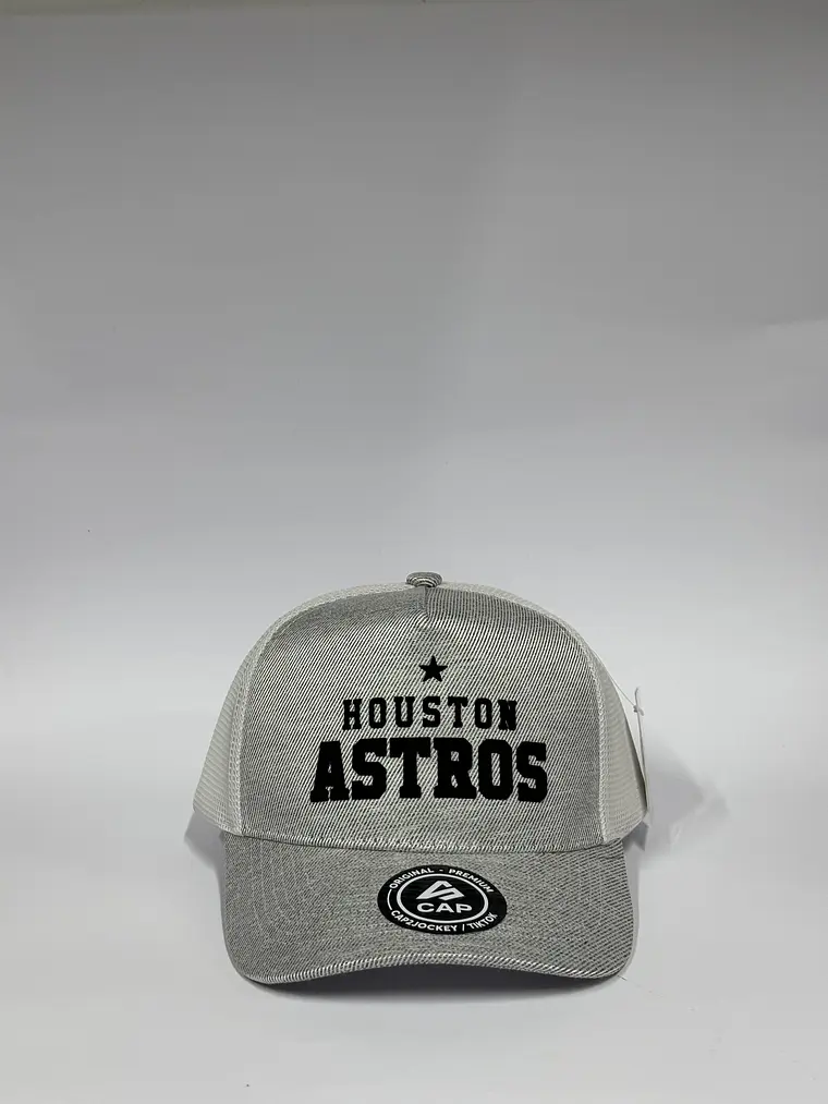 jockey de malla 5p / Gris jaspeado - Houston Astros  1