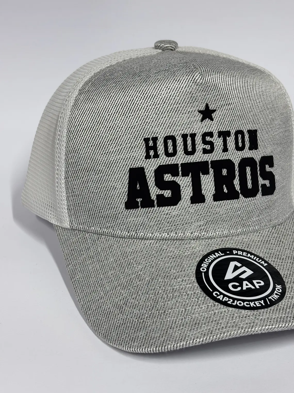 jockey de malla 5p / Gris jaspeado - Houston Astros  2
