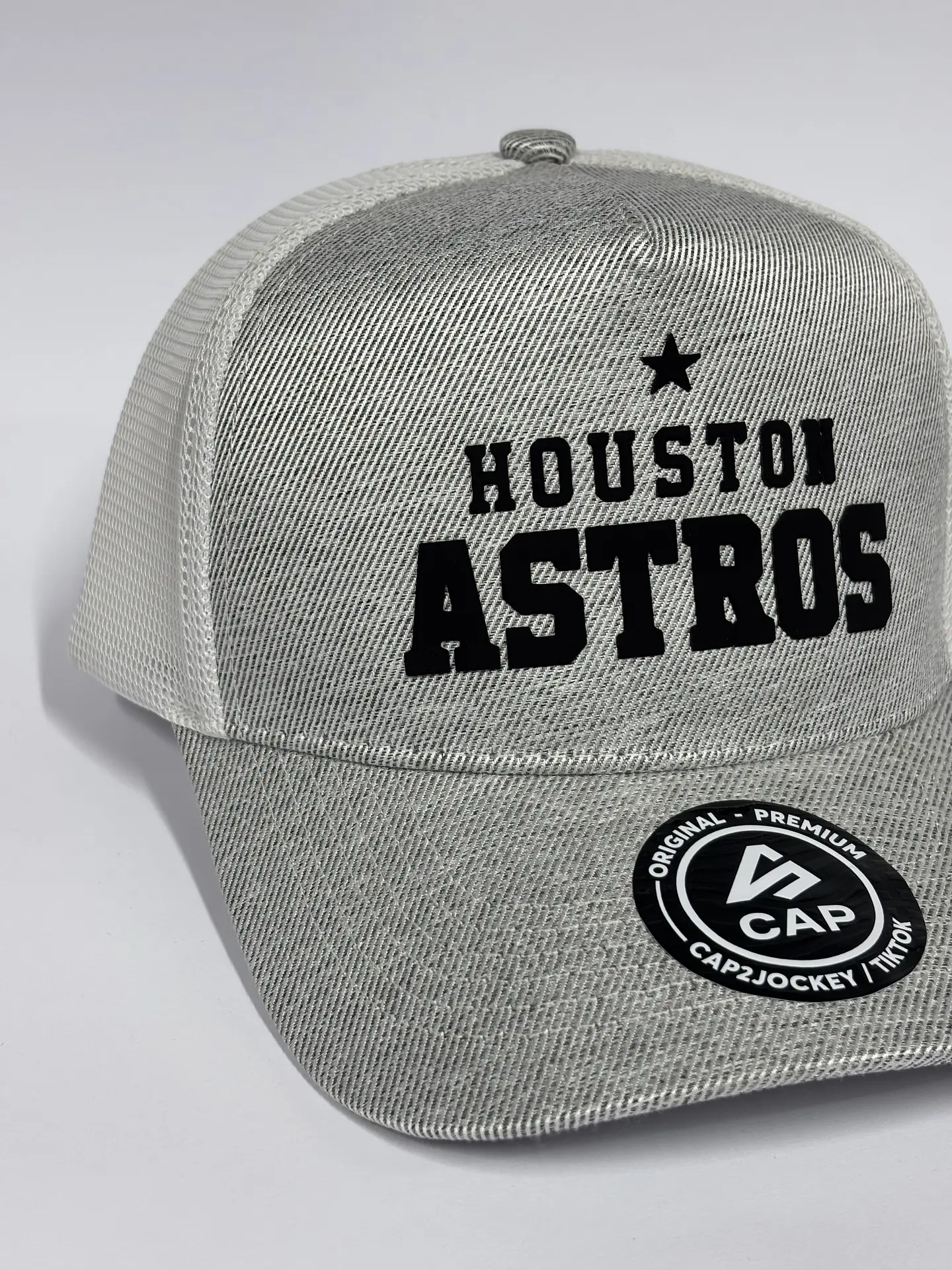 jockey de malla 5p / Gris jaspeado - Houston Astros  2