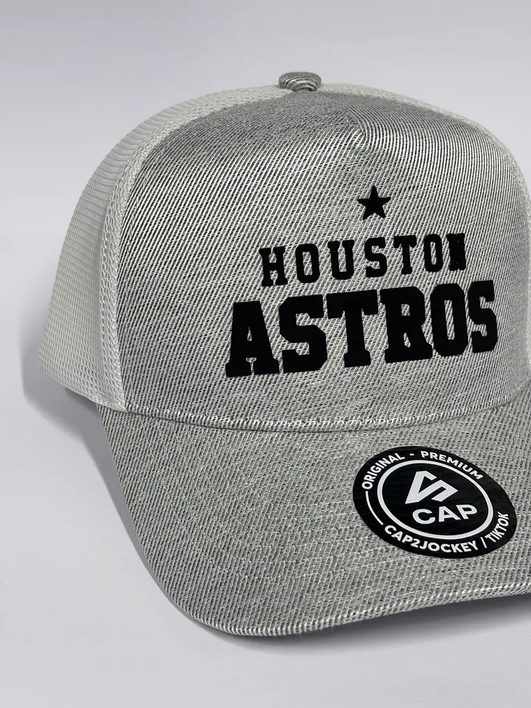 jockey de malla 5p / Gris jaspeado - Houston Astros  2