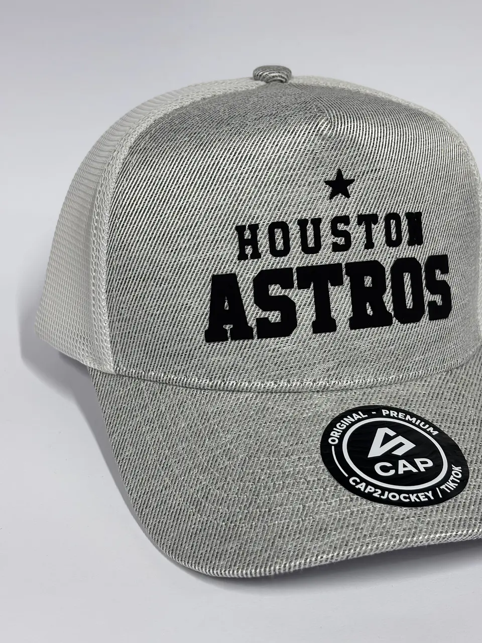 jockey de malla 5p / Gris jaspeado - Houston Astros  2
