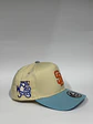 Gorra de lona 5p / Bicolor Beige x Celeste - San Diego 75 - Miniatura 3
