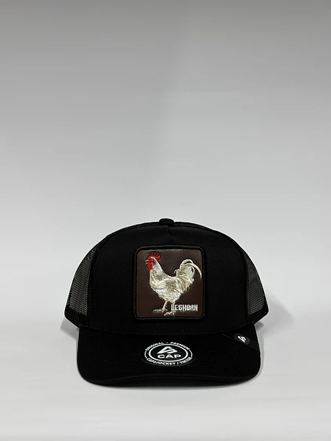 Jockey de malla 5p / Negro - Leghorn