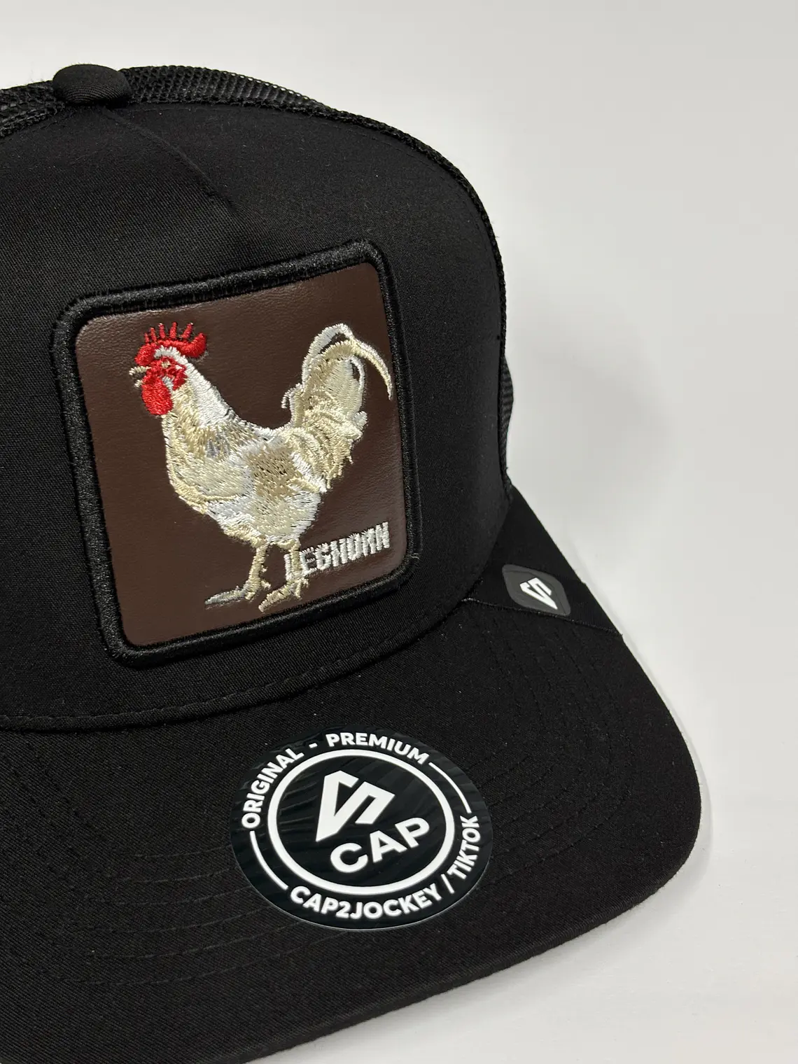 Jockey de malla 5p / Negro - Leghorn 4